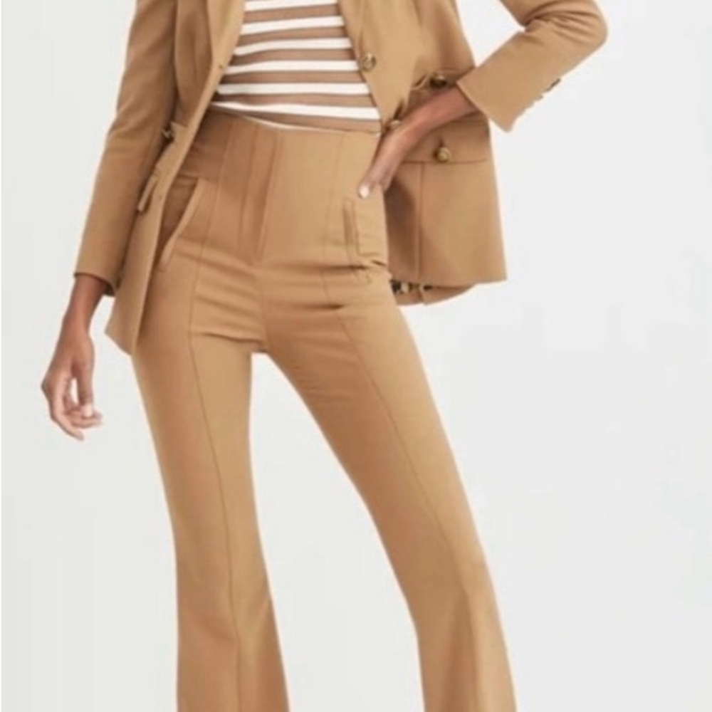 Veronica Beard Tindaya Pant (camel) - Picture 2 of 5